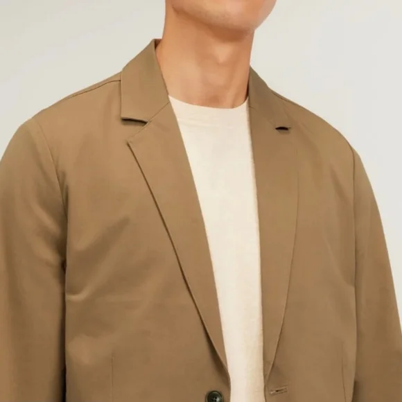 Everlane Men's The Performance Chino Blazer In Toasted Coconut Size Small